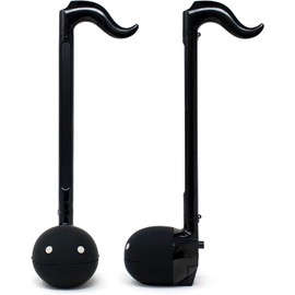 Otamatone Deluxe Electronic Musical Instrument for Adults Portable Synthesizer Digital Electric Music from Japan by Cube/Maywa Denki Cool Stuff Gifts, Black [English Manual]