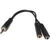 4 Pole 3.5mm Splitter Cable 20cm