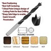 Wood Brad Point Drill Bit Set 3/8 in. 10Pcs Spur
