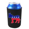 Coolie Junction Democratic Party Donkey Logo Neoprene Collapsible Can Coolie