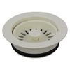 Transolid 4110-19 Plastic Disposal Strainer, 3.5-in, Biscuit