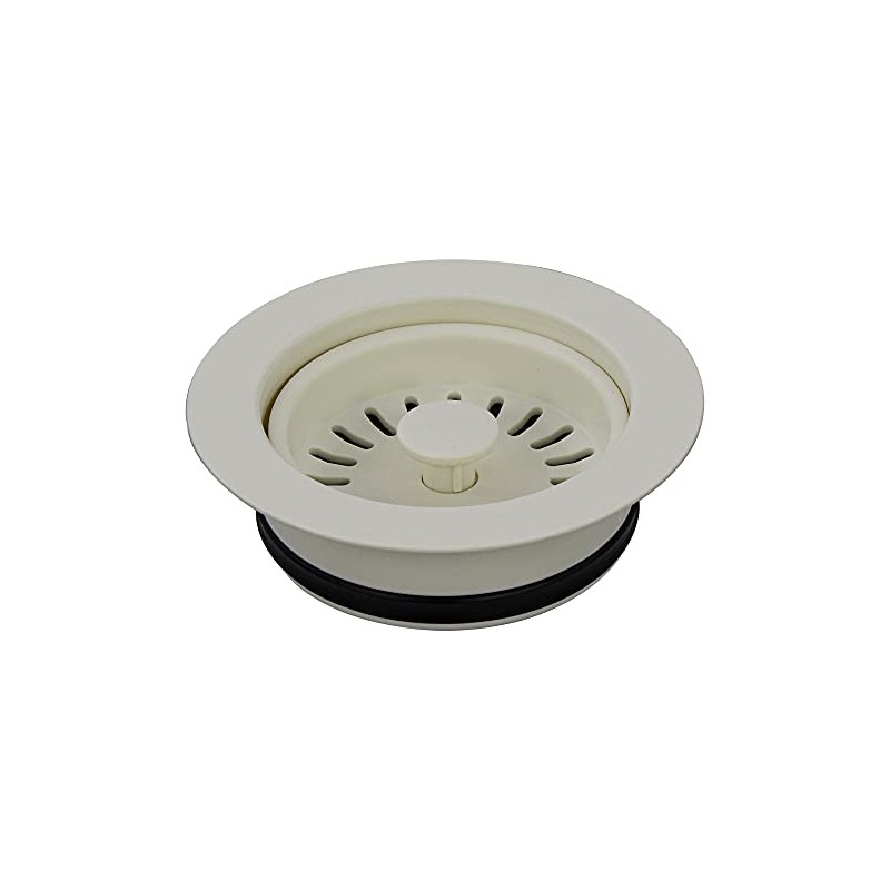 Transolid 4110-19 Plastic Disposal Strainer, 3.5-in, Biscuit