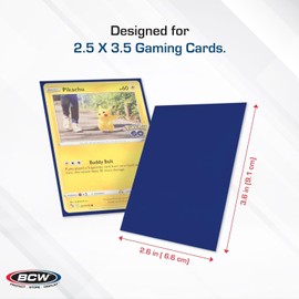 BCW Deck Guard - Double Matte Green Card Sleeves | Acid-Free, Archival-Safe, No PVC | Anti-Glare Matte Finish | Fits Standard 2½" x 3½" Game Cards | Durable Deck Protector Sleeves | 50 Ct