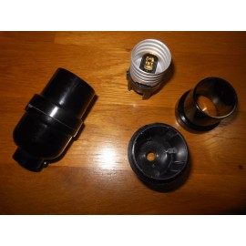 ADL New Black Keyless On/Off Phenolic Lamp Socket By ADL American Derosa Model D37