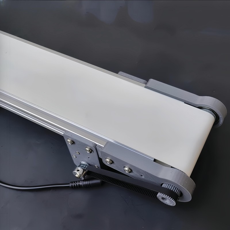 DC 12V Electric Desktop Conveyor Belt, 116RPM Adjustable Mini Conveyor