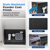 SereneLife Premium Steel Digital Safe Box - 9.1" x 6.7"