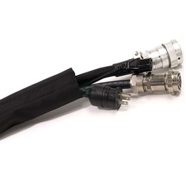 Electriduct 3.5" Dura Wrap Woven Nylon Sleeving Flexible Side Entry Hose Protective Sleeve for Pipes, Wires, Cables and Cords - 25 Feet