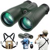 15x54 Binoculars for Adults High Powered with Harness, Phone Adapter