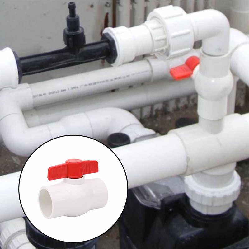2" PVC Ball Valve Water Pipe Shut-off Valve Socket with