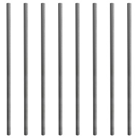 Myard Classic Hollow Round Aluminum Balusters for Deck Railing Porch (26" (25pk), Gray)