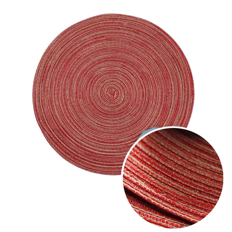 ANAZOZ Placemats Set of 4 Heat Resistant,Placemats Polyester Washable 14.18