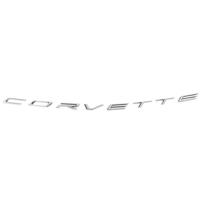 1PC Rear Corvette Letters Emblems 3D Badge Nameplate Logo Replacement