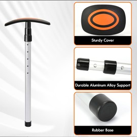 Flantor Travel Golf Bag Support Rod, Golf Travel Bag Support Rod Aluminum Alloy Rod Golf Support Stick, Adjustable Golf Travel Bag Support Pole