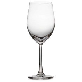 Set of 4 - Modern Laser Cut Rim 14.5 Oz Chardonnay Glasses Made of Crystal With Seamless Joints (Short Stem)