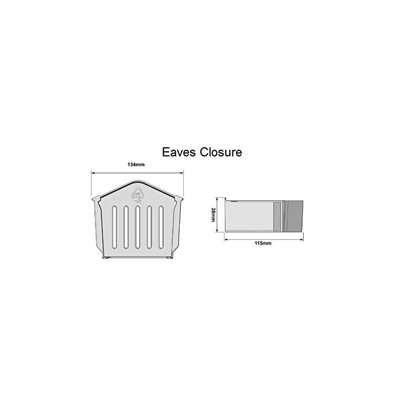 Manthorpe Dry Verge Starter Kits/Eaves Closure Units (Grey)