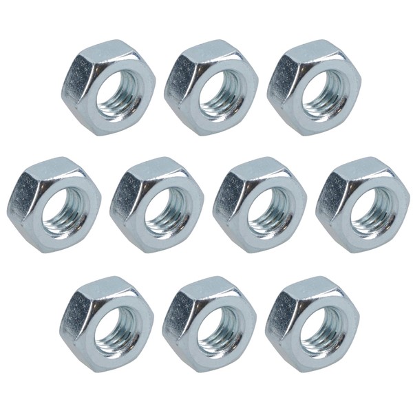 M8 x 1.25mm Hex Full Nut Fastener Hexagonal Metric Nuts