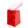NOENNULL Lockout Tagout Box,Portable Safety Group Padlock Box Wall Mount