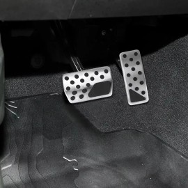 SHENKENUO 2pcs AT Accelerator Brake Pedal Cover Pad For Dodge Journey Jeep Patriot