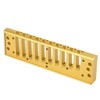 Dilwe Harmonica Comb, Metal Harmonica Comb 10-Hole Blues Harp Comb