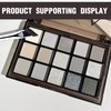 XdealCozyxc 15 Colors Long Lasting Grey Eyeshadow Palatte, Waterproof Matte