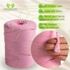 MeriWoolArt Macrame Cord 3mm Pink - Macrame Rope 200m -