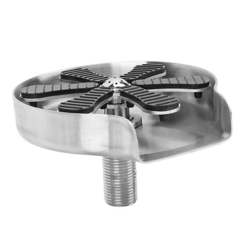 Sink Glass Rinser High Pressure Automatic Cleaning Detachable Stainless Steel