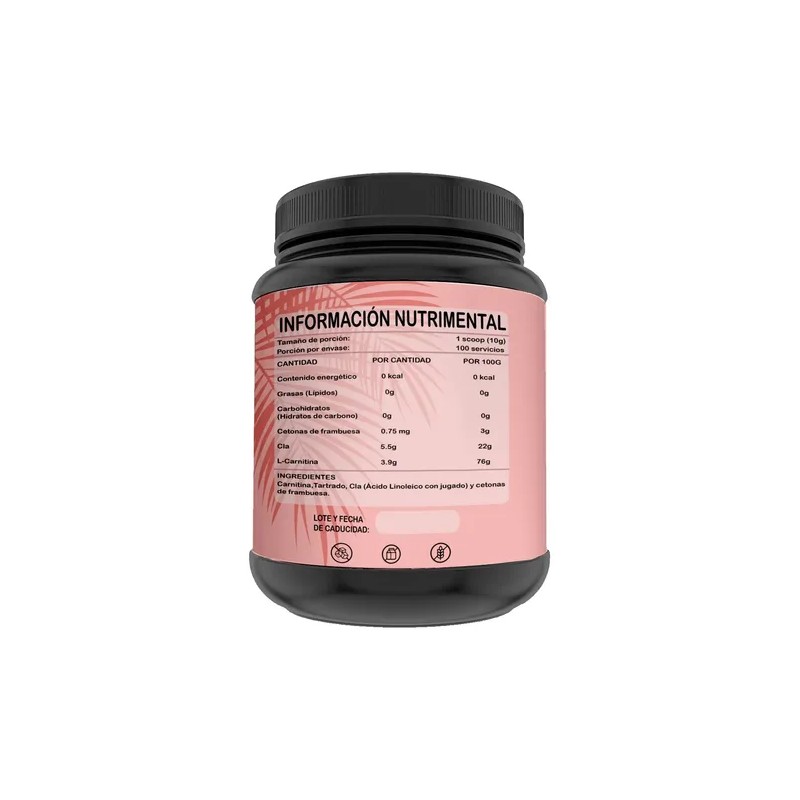 Cla Carnitina 1kg Flamish 100 Servicios Varios Sabores