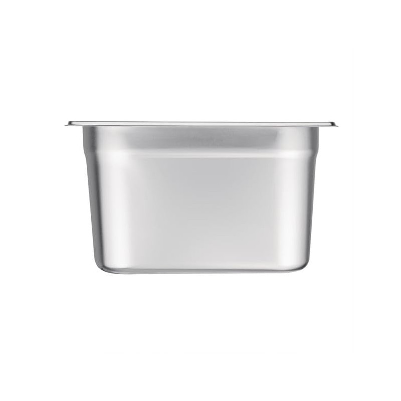 Vogue K820 Edelstahlpfanne, 1/4 Gastronorm, 4 l, 150mm tief, Lebensmittelbehälter,