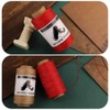 Jupean Waxed Thread, 150m /164Yards Red Leather Waxed Thread, Leather