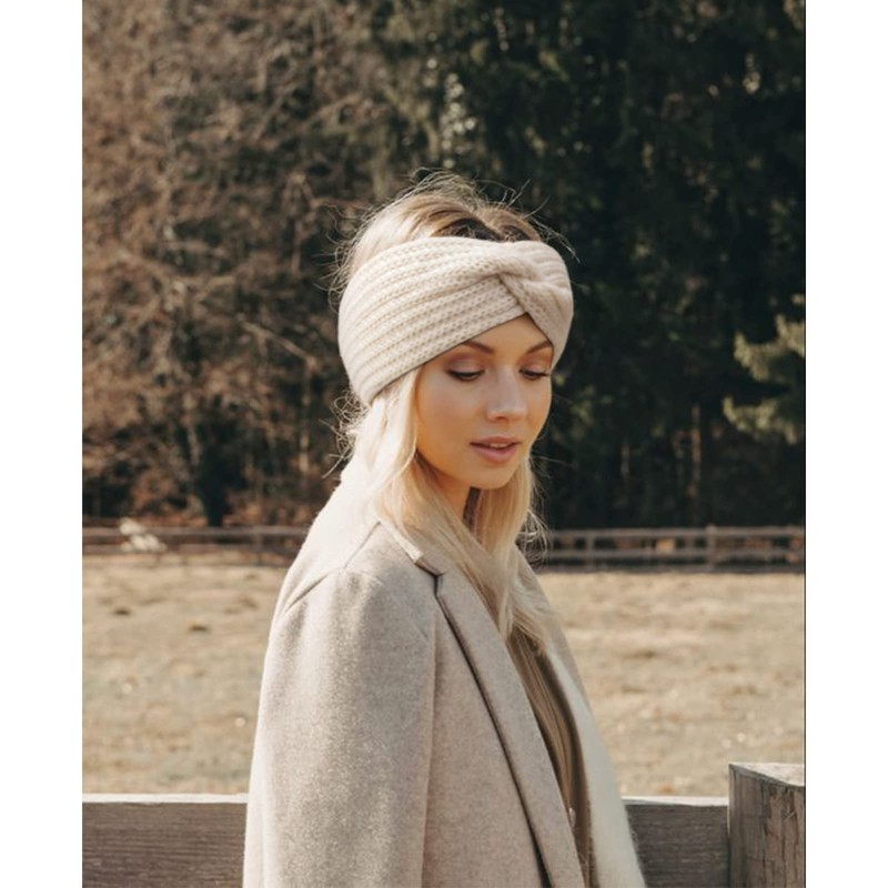 DRESHOW Diadema Mujer Invierno Diadema Cabeza Anchas Cabello Turbante Banda