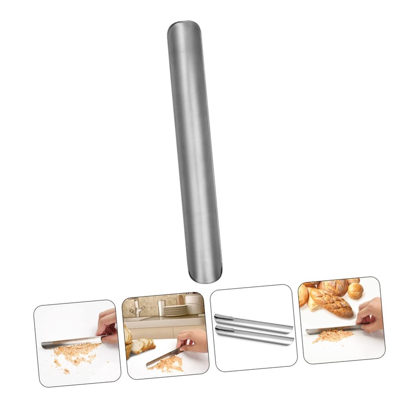 Ipetboom 2pcs Bread Crumbs Table Sweepers Kitchen Tool Stainless Steel