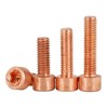 10pcs M3 Pure Copper Hex Hexagon Socket Allen Cap Head