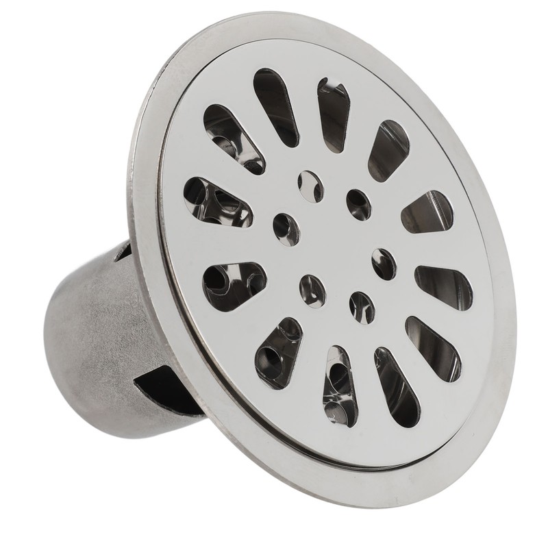 Floor Drain 3.5 Inch Stainless Steel Odor Resistant Deep Water