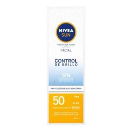Protector Solar Nivea Sun Facial Control De Brillo Fps 50