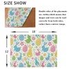 Happy Easter Day Bunny Eggs Placemats Set of 6 Easter