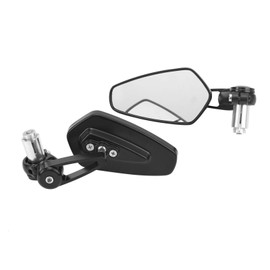 Motorcycle Rear View Mirror 22mm Handlebar Mirror 360 Degree Rotation Universal for GROM MSX125 CB500F
