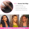 Human Hair Wig Deep Wave Real Hair Wig 13 x