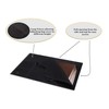 Table extension leaf storage bag Large protection cover for easy