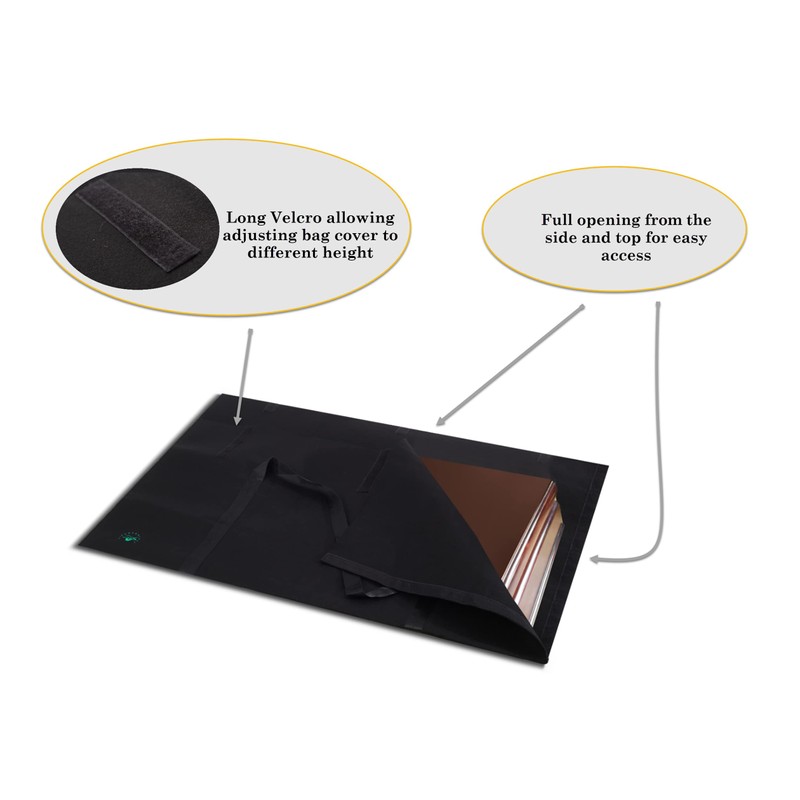 Table extension leaf storage bag Large protection cover for easy