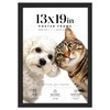 PEALSN 13x19 Picture Frame Black,Wall Gallery Frame for Wall Mounting