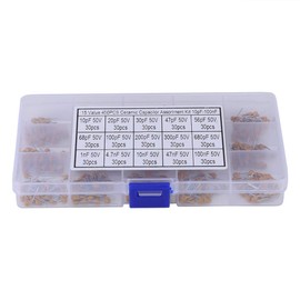 450pcs 10pf-100nf 15 Capacitores De Cerámica Del Valor Kit De Cerámica Del Surtido Del Condensador De Múltiples Capas Con La Caja