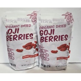 Made Nature Organic Sun Dried Unsulfured GOJI Berries 20oz 567g (Two Bags)