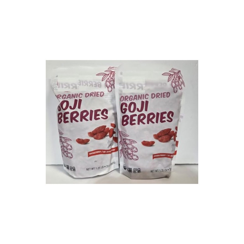 Made Nature Organic Sun Dried Unsulfured GOJI Berries 20oz 567g