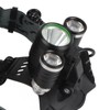 3LED 1T6+2R2 Aluminum Alloy Charging Strong Light Waterproof Head Lamp