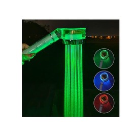 7 Color Changing with Water Temperature LED 360° Rotatable Micro-Nozzle Structure Built-in hydroelectric Generator Shower Head with 1.5 m Stainless Steel Hose