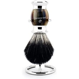Jag Shaving Brush for Men with Roofing Bristles Resin Handle Brown Color