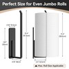 Heavy-Duty Magnetic Kitchen Roll Holder for Jumbo Rolls, Black