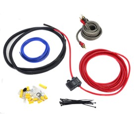 Bullz Audio BGE10RP 10 Gauge Car Power Amplifier/Amp Installation Wiring Kit