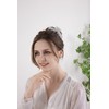The OideGuiing Durable Acetate Hair Clips - 4-Inch Pearl white