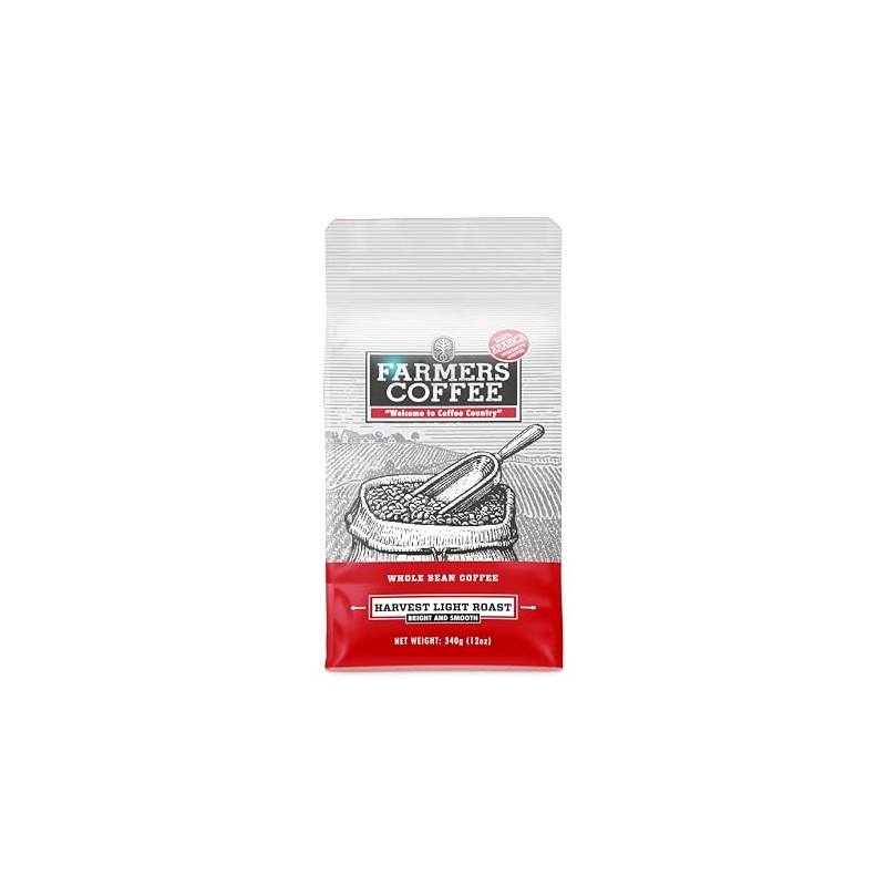 Farmers Coffee - Harvest Light Roast | Whole Bean Coffee